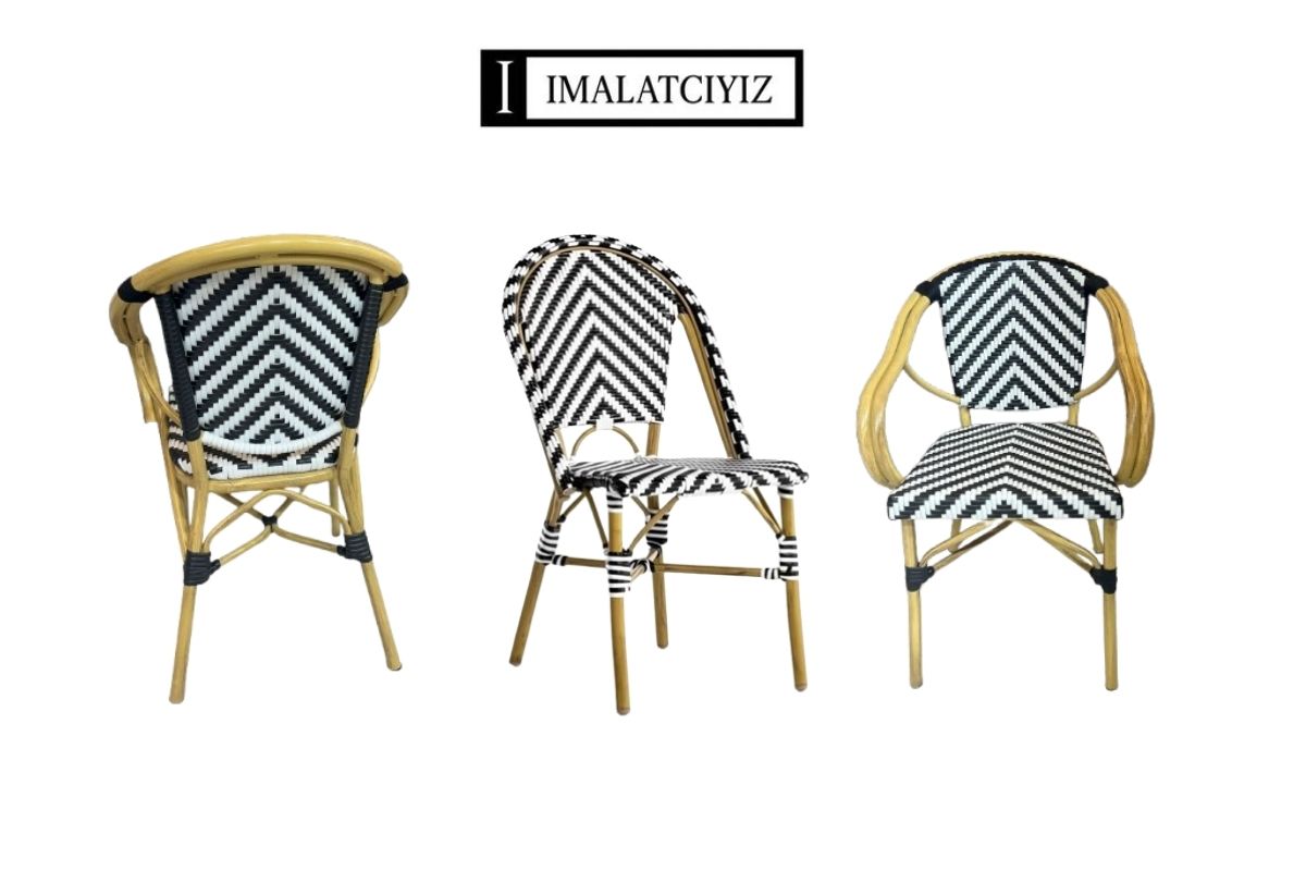 Desenli Rattan Sandalye İmalatı