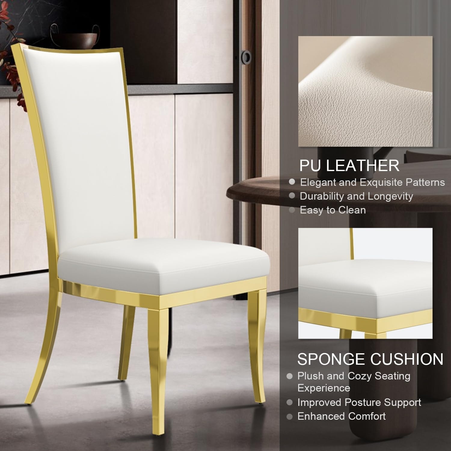 Stella Gold Sandalye