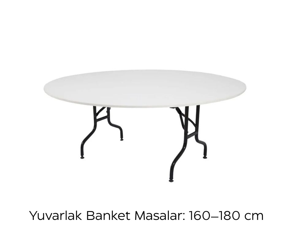 Yuvarlak Banket Masa