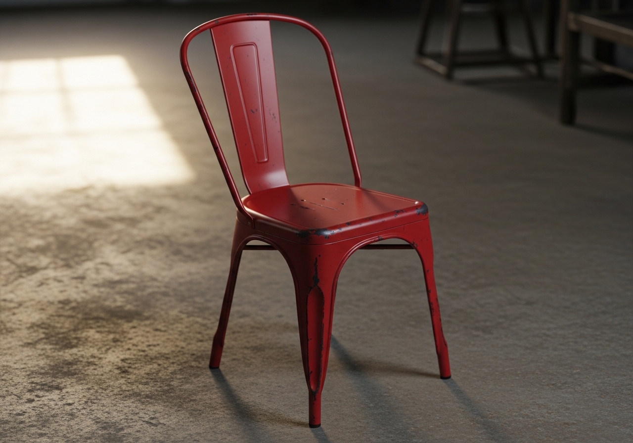 Kataforez Kaplamalı Tolix Sandalyeler