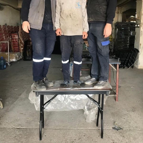 Banket masa ayakları - katlanabilir tasarım