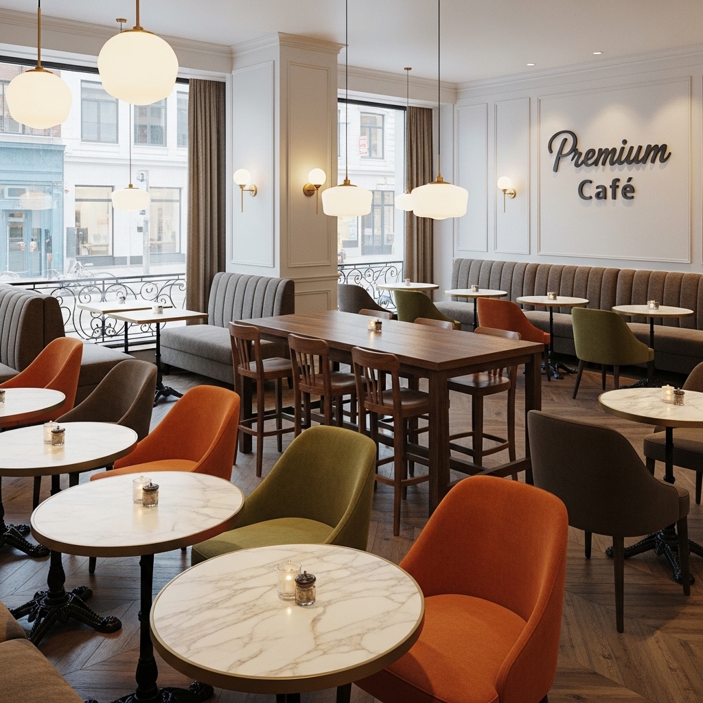 Premium Cafe Mobilyası