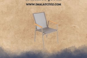 Fileli Alüminyum Sandalye - Hafif alüminyum çerçeve, nefes alabilir file oturma ve sırt yüzeyi, paslanmaya dayanıklı anodize kaplama.