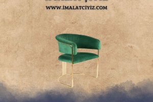 Kaplamalı Sandalyeler - Ahşap veya metal iskelet, yüksek yoğunluklu dolgu ve kumaş/deri kaplama, ergonomik sırt desteği ile cafe ve restoran kullanımına uygun.