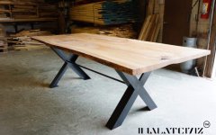 Benzersiz Kütük Masa - Her masa el yapımı ve benzersizdir. Ev veya ofis için özel tasarım.