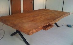 Benzersiz Kütük Masa - Her masa el yapımı ve benzersizdir. Ev veya ofis için özel tasarım.