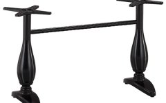 Damla Alüminyum İkili Ayak - Damla formu, çift ayak yapısı ile masanın sabit durmasını sağlar ve yoğun mekanlarda kullanılabilir.
 