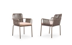 Alüminyum Veranda Sandalyesi - Hafif ve uzun ömürlü alüminyum veranda sandalyesi, dış mekanlarda rahat oturma sağlar.