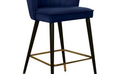 Paris Mavi Bar - Canlı mavi rengiyle mekanlara renk katan estetik bir tabure.
 