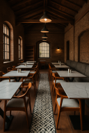 Ahşap Sandalyeli Lounge - Ferah ve rahat cafe ortamı, lounge stili ahşap sandalyeli takım, tercih edilen proje.