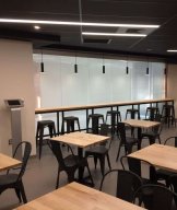 Tolix Sandalyeli Cafe - Endüstriyel çizgilerle ferah ve modern cafe tasarımı, Tolix sandalyelerle, tercih edilen proje.