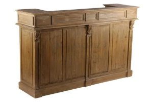 Ahşap Bar Bankosu - Estetik ve dayanıklı ahşap bar bankosu, mobilya cila ve profesyonel imalat süreciyle hazırlandı.