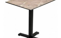 Cafe Tipi Compact Laminat Masa - Compact laminat cafe masa, hafif ve dayanıklı yapısıyla mekanlarda modern oturma alanı sunar.