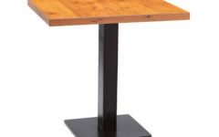 Compact Etekli Masa - Etekli tasarımlı masa, laminat yüzeyiyle kafe ve restoranlarda estetik ve fonksiyonel kullanım sunar.