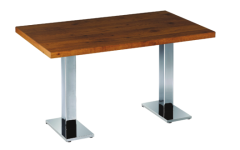 Compact İkili Ahşap Desenli Masa - Ahşap desenli compact laminat masa, mekanlara doğal ve modern bir atmosfer katar.