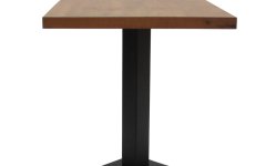 Etekli Compact Kare Boyalı Ayaklı Masa - Boyalı ayaklı etekli masa, dayanıklı compact laminat yüzeyiyle mekanlarda estetik sağlar.