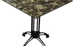 Mermer Görünümlü Kare Compact Masa - Kare formda mermer görünümlü masa, kafe ve restoranlarda estetik ve uzun ömürlü kullanım sunar.