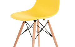 Eames Sandalye Sarı - Canlı sarı rengi ile modern ve dikkat çekici bir detay oluşturur.
 
