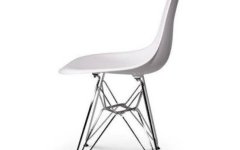 Metal Ayaklı Kolsuz Eames Sandalye - Kolsuz tasarımı ile hareket özgürlüğü ve modern görünüm sağlar.
 