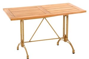 Cafe 140x80 &amp; 120x70 İroko Masa - Çift ölçü seçeneği ile hem küçük hem geniş alanlarda uyum sağlayan modern İroko masa modelleri.