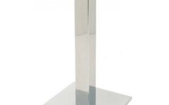 Paslanmaz Kare Ayak - Paslanmaz yapısı ile uzun ömürlü kullanım sunar, iç ve dış mekanlar için uygundur.