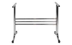 Krom İkili Ekonomik Masa Ayak - Bütçe dostu çift ayak tasarımı, dayanıklı krom yapı ve cafe projelerinde pratik kullanım sunar.