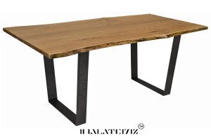 Kütük Ceviz Masalar - Tek parça ceviz masalar, mekanlarınıza rustik şıklık katar ve her masa tamamen eşsizdir.