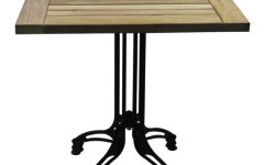 Çizgili Masif Masa - Dış mekan kullanımı için tasarlanmış çizgili masifpan masa, restoran bahçelerinde ideal bir seçimdir.