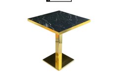 Restaurant Mermer Masası - Siyah mermer masa, geniş yüzeyiyle restaurant ve otel yemek alanlarında estetik ve uzun ömürlüdür.
 