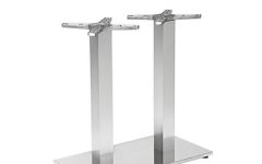 İkili Paslanmaz Ayak - İkili paslanmaz ayaklar ile masalarınıza sağlam ve şık bir temel kazandırın. Dayanıklı malzemesi sayesinde uzun süreli kullanım sağlar.