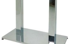 Çiftli Paslanmaz Masa Ayağı - Çift destekli paslanmaz masa ayağı, büyük tablalar için sağlamlık ve uzun ömürlü kullanım sunar.
 