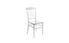 Crown Şeffaf Plastik Sandalye - Şeffaf tasarımlı plastik sandalye ile modern ve ferah oturum sağlar.