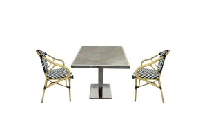 Kare Ahşap Cafe Masa Takımı - Kare ahşap masa ve sandalyeler, dayanıklı yapısı ve şık tasarımıyla mekanlarda öne çıkar.