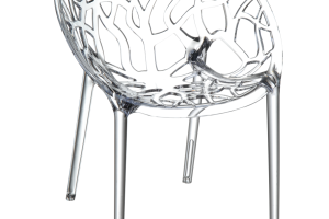 Crystal Şeffaf Sandalye - Modern tasarımı ve tamamen şeffaf yapısı ile mekanlara hafif ve estetik bir görünüm katar.
 