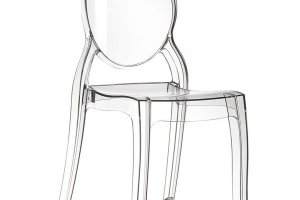 Elizabeth Kolsuz Şeffaf Sandalye - Kolsuz tasarımıyla minimalist ve şık bir oturum sunar, iç mekan kullanımına uygundur.
 