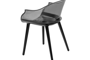 Gossip Siyah Şeffaf Sandalye - Siyah tonlu şeffaf tasarımı ile mekanlara modern ve dikkat çekici bir dokunuş katar.
 