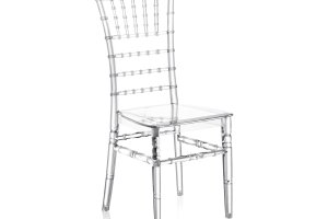 Tiffany Şeffaf Sandalye - Transparan ve modern yapısı ile mekanlara ferah ve şık bir görünüm kazandırır.