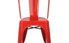 Tolix Kırmızı Sandalye - Sade yapısı sayesinde minimalist dekorasyonlarda kusursuz bir uyum yakalar.