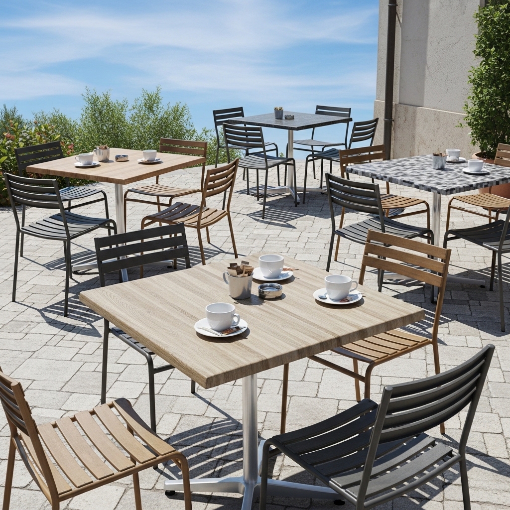 Werzalit Compact Cafe Restaurant Masaları